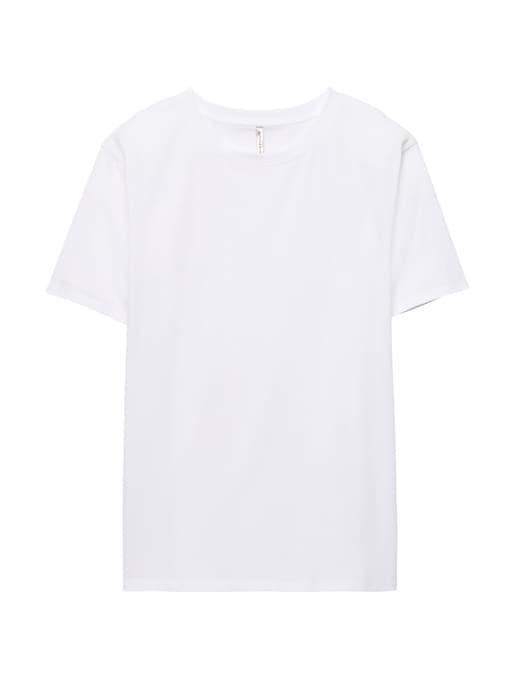 Banana Republic Womens Supima Cotton Boyfriend Tee White Size Xl