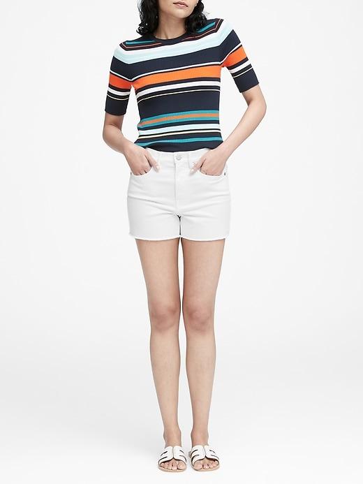 Banana Republic High-rise Stain-resistant 3&#34; Denim Short