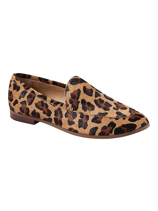 Banana Republic Womens Demi Loafer Nutmeg & Black Size 8 1/2