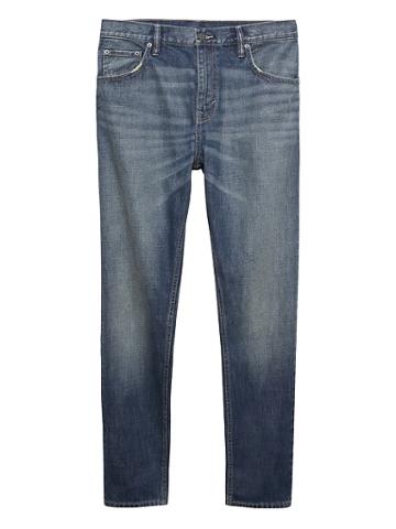 Banana Republic Mens Heritage Trooper Medium Wash Jean Park Street Wash Size 29w