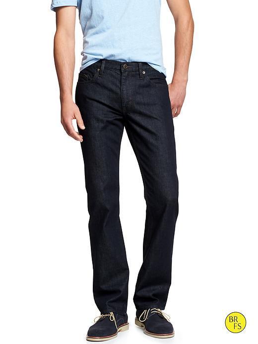 Banana Republic Factory Straight Fit Blue Rinse Jean - Original Rinse