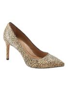 Banana Republic Womens Madison 12-hour Rounded-topline Pump Camel Spot Haircalf Size 10 1/2