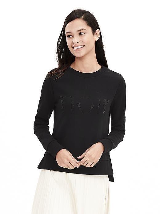 Banana Republic Noir Sweatshirt - Black