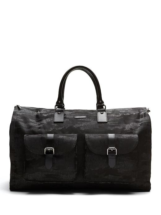 Banana Republic Mens Hook & Albert   Camo Garment Weekender Black Camo Print Size One Size