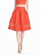 Banana Republic Womens Timo Weiland Collection Coral Full Skirt Size 0 - Coral Dream