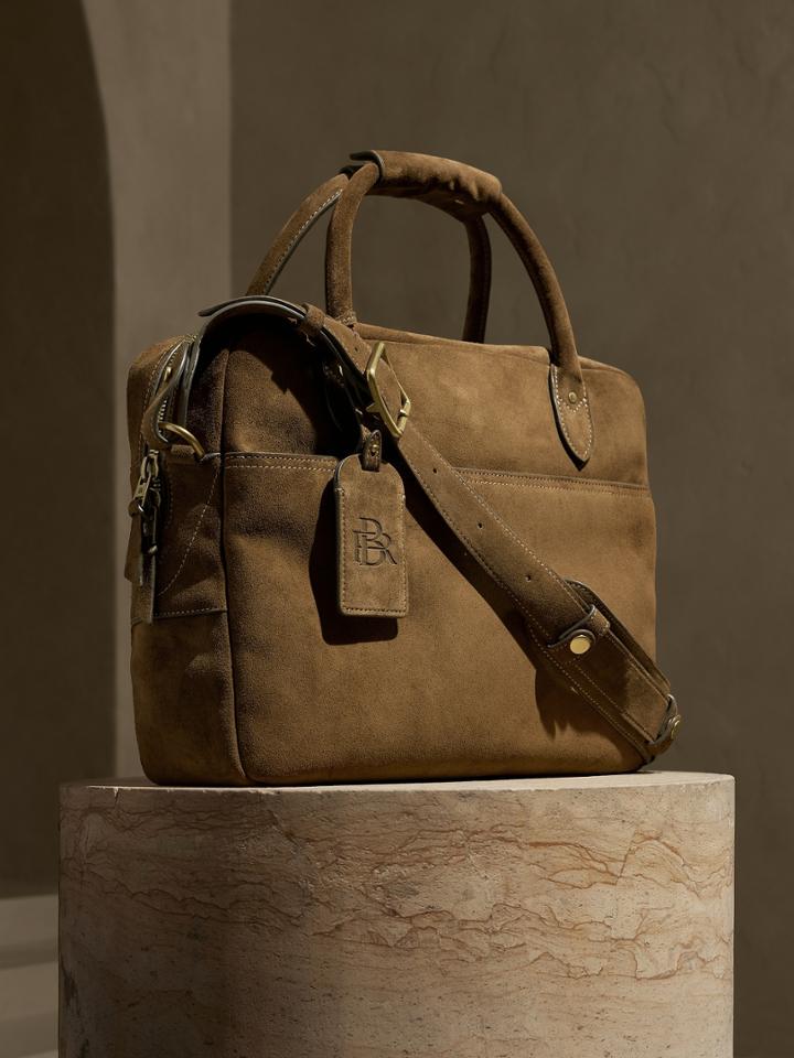 Suede Clean Briefcase