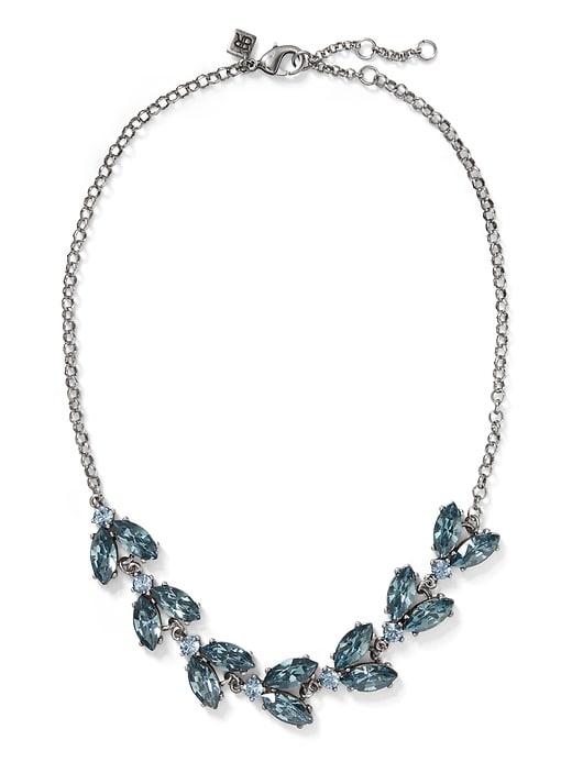 Banana Republic Womens Vintage Colored Petal Necklace Blue Jay Size One Size
