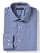 Banana Republic Mens Camden Fit Supima Cotton Gingham Skirt - Blue Voyage