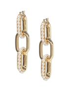 Banana Republic Womens Outline Pearl Statement Earring Gold Size One Size