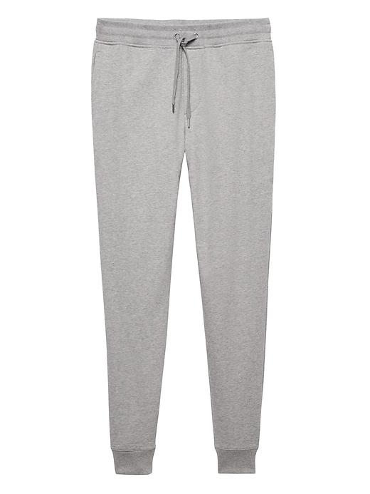 Banana Republic Mens French Terry Jogger Pant Heather Gray Size M