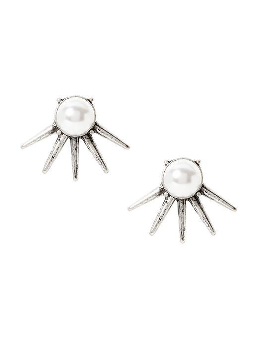 Banana Republic Rebel Spike Stud Earring Size One Size - Silver
