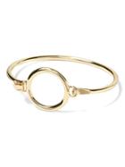 Banana Republic Modern Rings Flip Top Bracelet - Gold