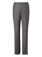 Banana Republic Mens Slim Italian Wool Sharkskin Suit Pant Dark Gray Size 26w