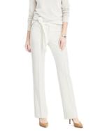 Banana Republic Womens Tie Waist Flare Pant - Cocoon