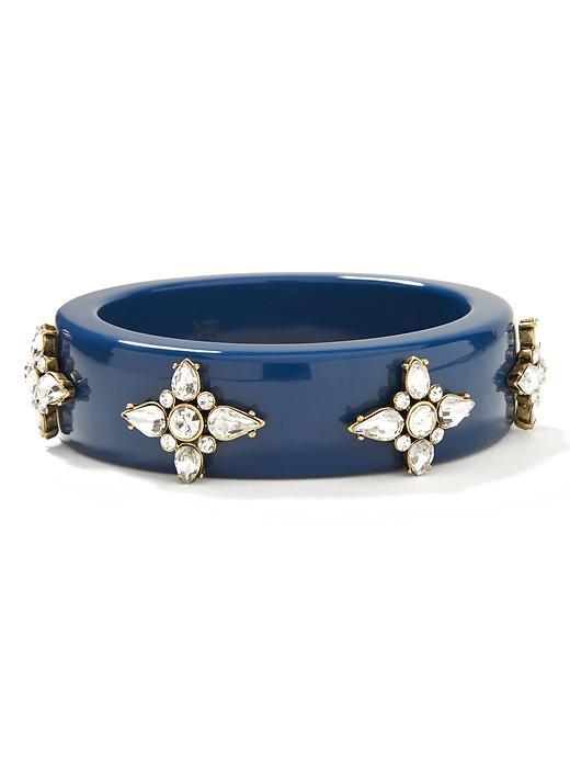 Banana Republic Treasure Trove Resin Bangle Size One Size - Blue