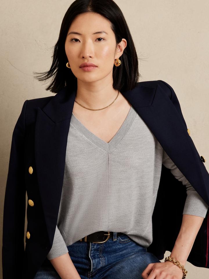 Petite Oversized Merino Sweater