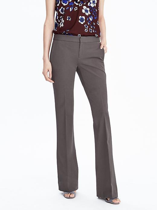 Banana Republic Womens Bi Stretch Flare Pant Size 0 Regular - Pacific Taupe