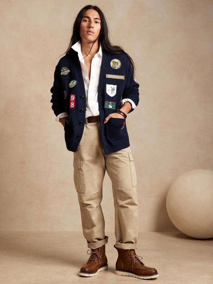 Patch Cardigan