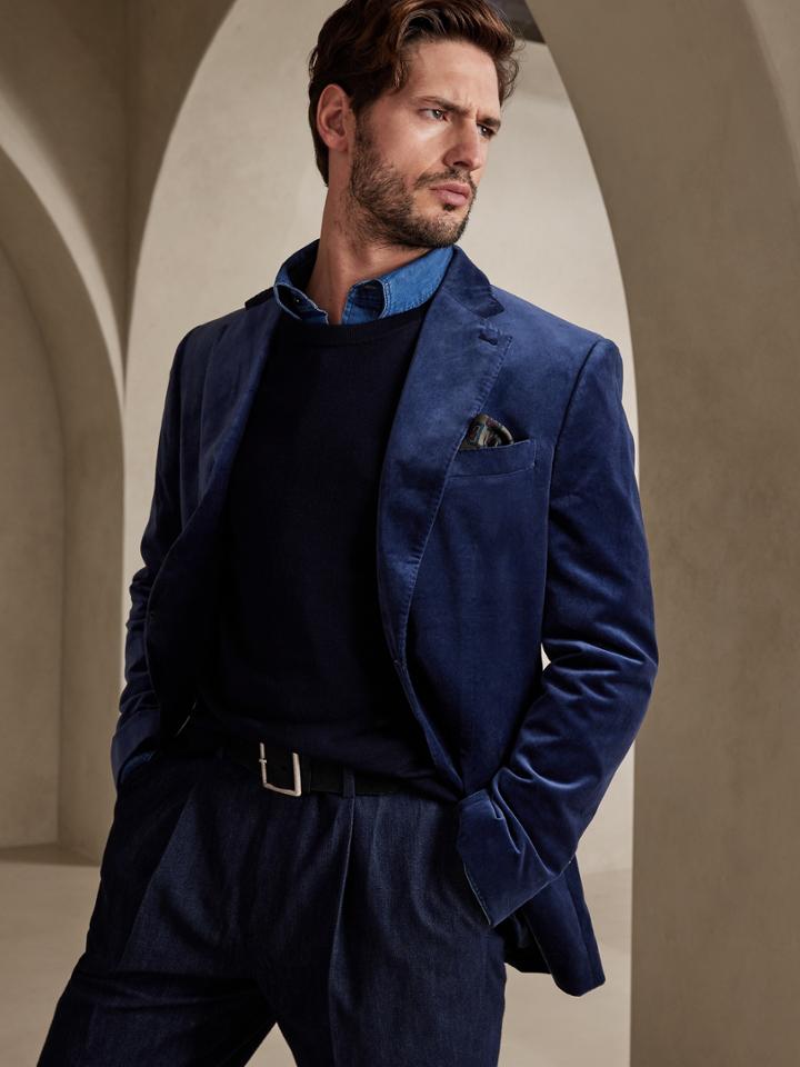 Henri Velvet Blazer