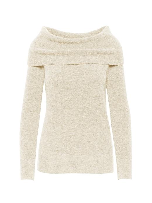Banana Republic Womens Aire Off-the-shoulder Sweater Natural Size Xs