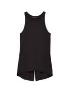 Banana Republic Womens Petite Life In Motion Ultra-soft Modal Twist Back Top Black Size Xxs