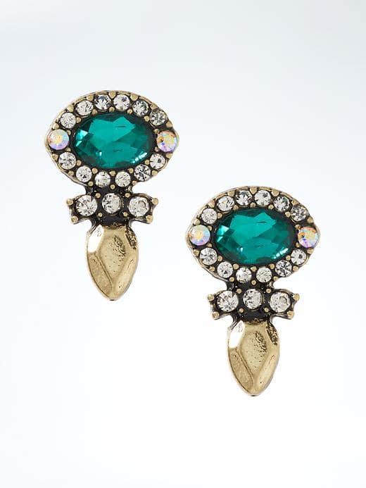 Banana Republic Jewel Burst Stud Earring - Gold