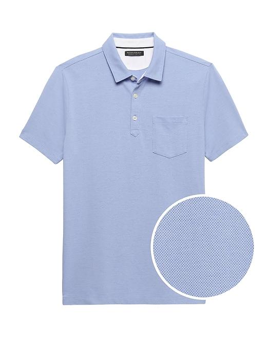 Banana Republic Mens Don';t-sweat-it Polo Shirt Allports Blue Size L