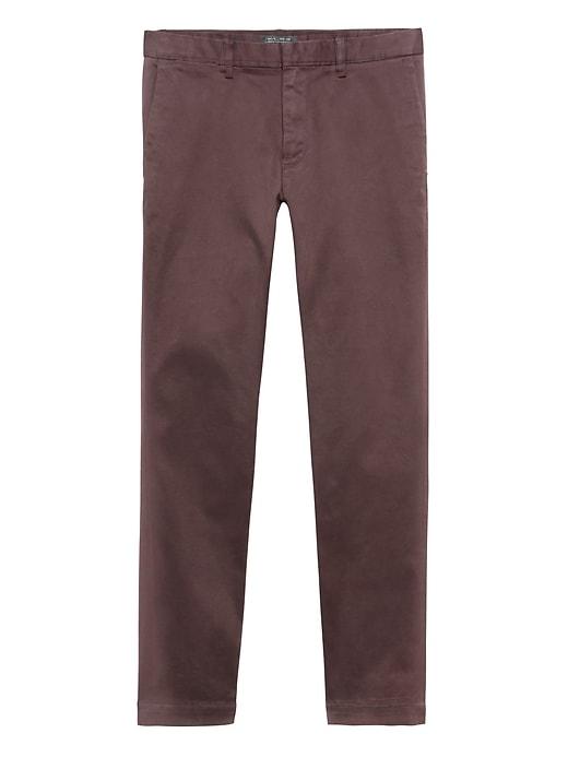 Banana Republic Mens Br X Kevin Love   Emerson Straight Soft Stretch Chino Pant Beet Root Red Size 31w