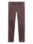 Banana Republic Mens Br X Kevin Love   Emerson Straight Soft Stretch Chino Pant Beet Root Red Size 31w