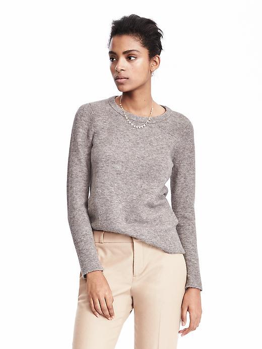 Banana Republic Womens Aire Crew Neck Pullover Size L - Light Brown
