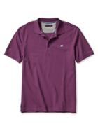Banana Republic Mens Solid Pique Polo Size L Tall - Orchid
