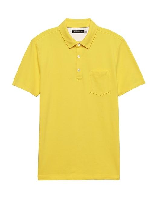 Banana Republic Mens Don';t-sweat-it Polo Shirt Tuscan Sun Size Xl