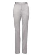 Banana Republic Womens Petite Logan Trouser-fit Wool-blend Pant Light Gray Size 00
