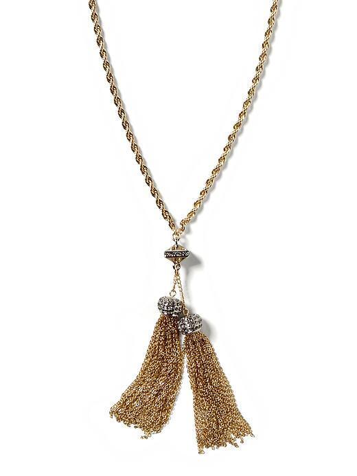 Banana Republic Tassel Necklace - Gold
