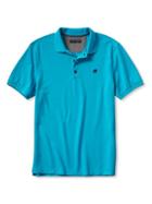 Banana Republic Mens Signature Pique Polo Size M Tall - Truly Teal