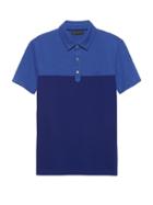 Banana Republic Slim Color-blocked Pique Polo Shirt