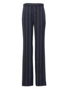 Banana Republic Womens Logan Trouser-fit Stripe Pant Navy Size 4