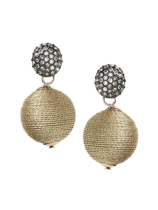Banana Republic Womens Classic Bauble Drop Earring Gold Size One Size