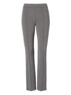 Banana Republic Womens Stay Black Ryan Fit Ponte Crop Pant - Heather Charcoal