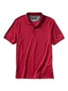 Banana Republic Luxe Touch Polo - Retro Red