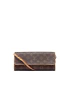 Banana Republic Luxe Vintage Louis Vuitton Pochette Twin - Brown/midnight