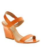 Banana Republic Emilia Heeled Sandal Size 10 - Orange