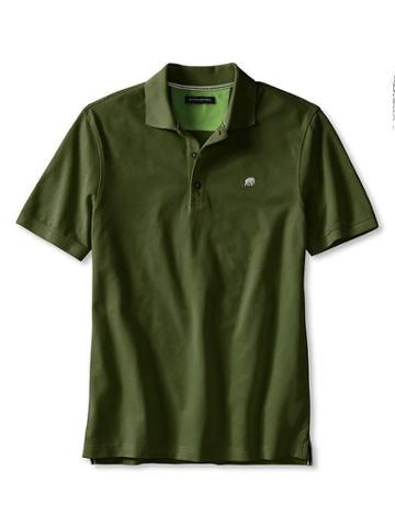 Banana Republic Signature Piquã© Polo - Olive
