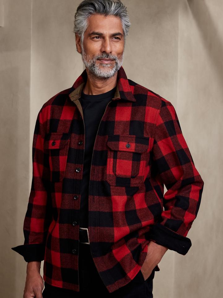 Logan Plaid Shirt Jacket