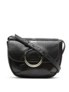 Banana Republic Italian Vachetta Mini Saddle Bag Size One Size - Black