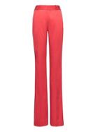 Banana Republic Womens Logan Trouser-fit Stretch Sateen Pant Wild Cherry Size 6