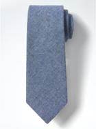 Banana Republic Mens Linen Cotton Nanotex Tie Light Blue Size One Size