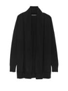 Banana Republic Womens Cashmere Open Long Cardigan Sweater Black Size M