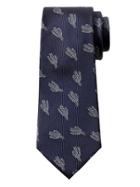 Banana Republic Mens Cactus Silk Nanotex Tie Navy Size One Size