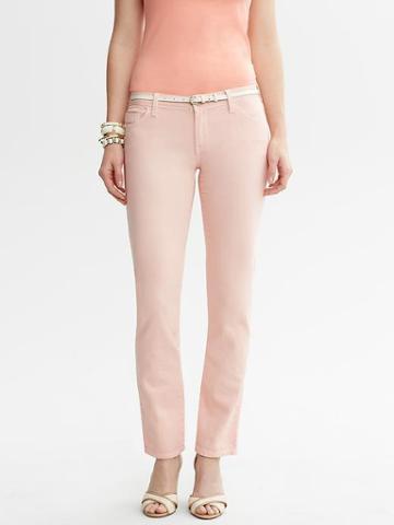 Banana Republic Pastel Skinny Ankle Jean - Candlestick Coral